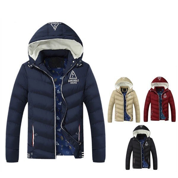 ダウンジャケット メンズ 中綿 ショート フード 厚手 ダウンコート ファスナー 秋冬 防寒防風