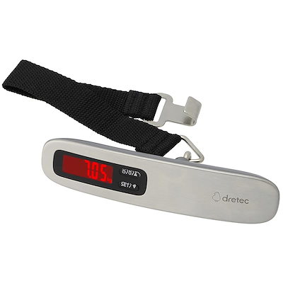 他サイト： ドリテック 荷物はかり ラゲッジスケール バックライト付き シルバー LS-110SV ドリテックの商品画像