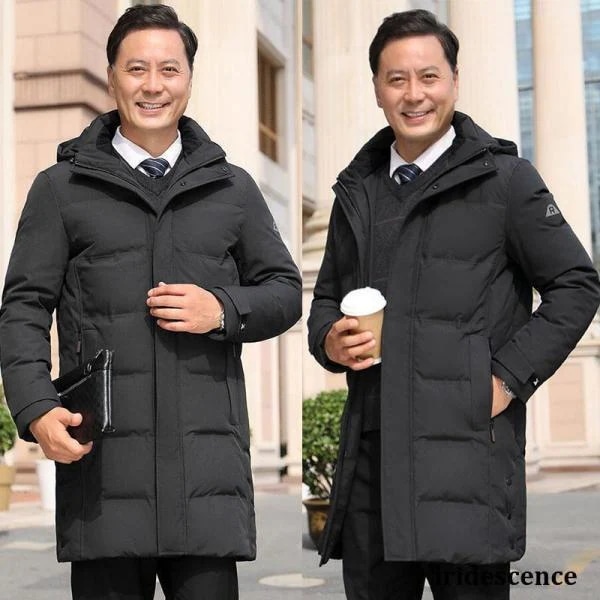 コートメンズ アウター ダウンコート普段着フード付き父の日ロングコートダウンジャケットお出かけ 暖かい防寒対策 防風軽量40代50代 60代敬老の日 10,242円