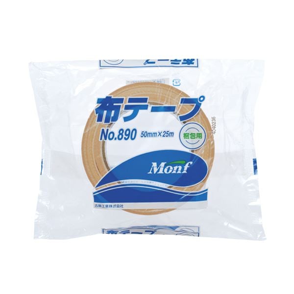 古藤工業 布粘着テープ No.890 50mmx25m NO890 1セット(30巻)