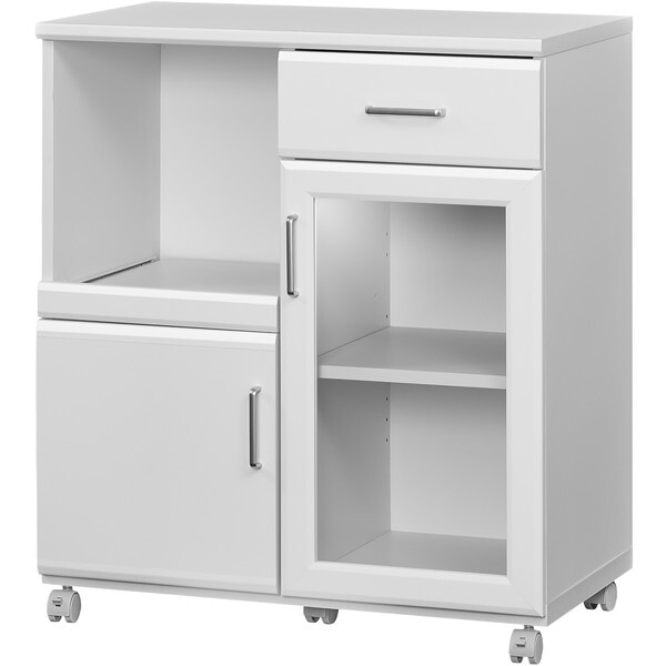 白井産業 BRM-8575SL WH ベアルモ キッチンカウンターワゴン幅74cm メーカー直送
