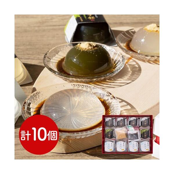 奈良 「亀久堂」 くず餅詰め合わせ（吉野葛水）10個 / 葛餅 くずもち