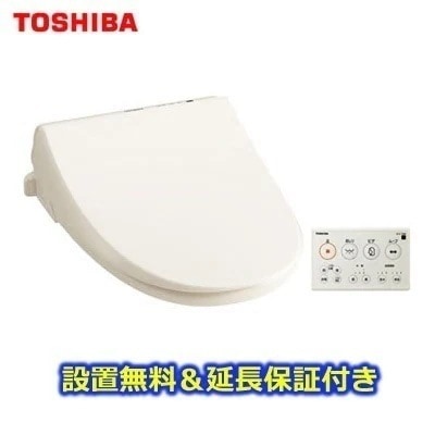 【設置無料＆延長保証付き】東芝 温水洗浄便座 クリーンウォッシュ SCS-T260 パステルアイボリー SCS-T260-enho-setti
