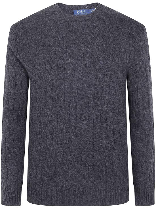 POLO RALPH LAUREN Men Sweater 710 876 762 013 DARK GRANITE HTHR