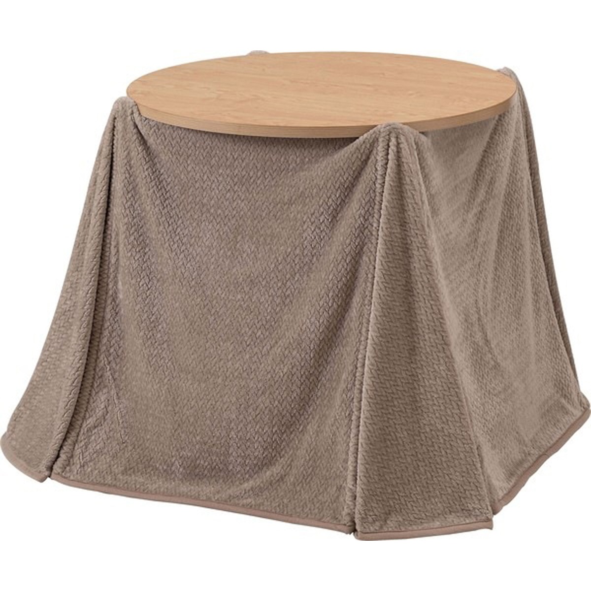 こたつ布団 コタツ布団 こたつ掛け布団 コタツ掛け布団 省スペース 薄掛け 薄手 ロータイプ ハイタイプ 折り込み 軽量 軽い ケーブルニット ニット ボア もこもこ あったかい あたたかい 冬 ベー