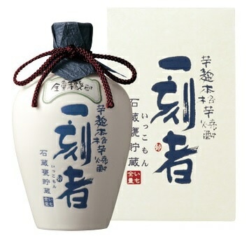【送料無料】【ケース販売】全量芋焼酎 一刻者 石蔵甕貯蔵 27度 陶器 720ml6本/1ケース【北海道沖縄県東北四国九州地方は必ず送料が掛かります】