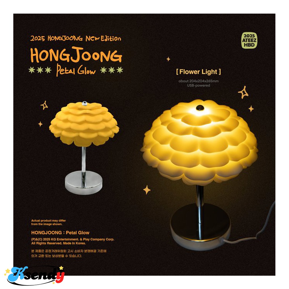 [予約] ATEEZ 2025 HAPPY BIRTHDAY MD HONGJOONG Petal Glow 公式グッズ