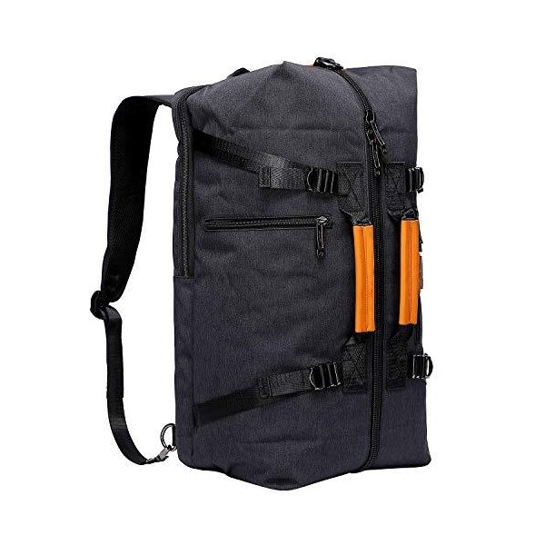 WITZMAN Travel Duffel Bag for Men Convertible Laptop Backpack Weekender Duffle Bag (6818， Black) 並行輸 24,800円