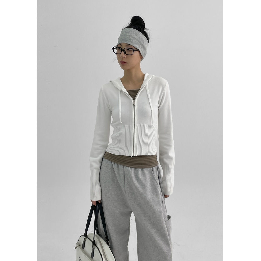 ブラックアップ [春新品] [MADE] テニニットパーカージップアップ