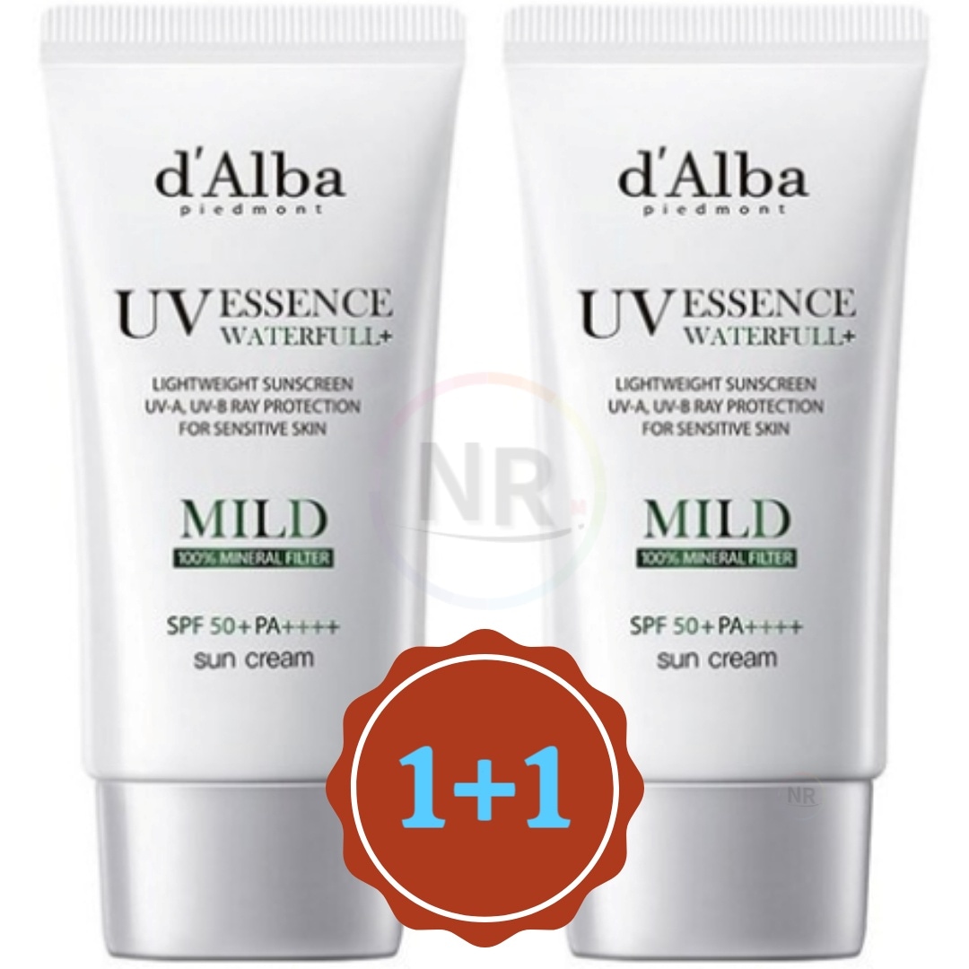 ウォーターフル マイルド 日焼け止めクリーム 50ml (2個)