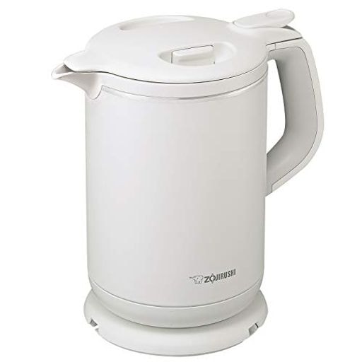 電気ケトル 1.0L 沸騰後1時間90C保温 コーヒードリップ用機能付き ホワイト CK-AX10-WA