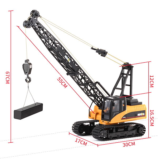 Qoo10] ラジコンカー クレーン車 オフロード 子