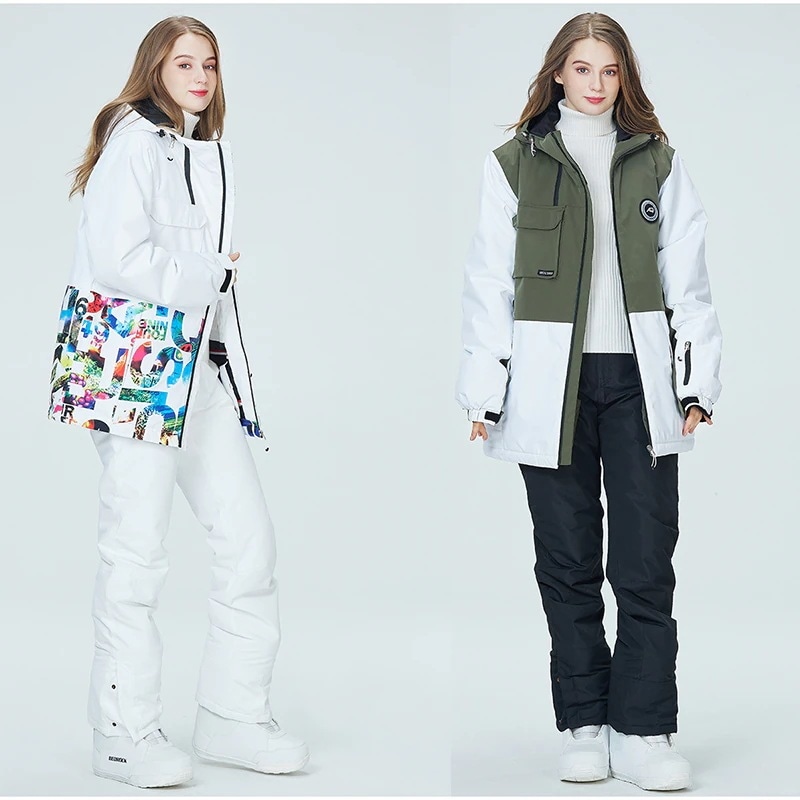 上下セット スノーボードウェア 韓国ファッション スポーツシリーズ スノーボードウェア