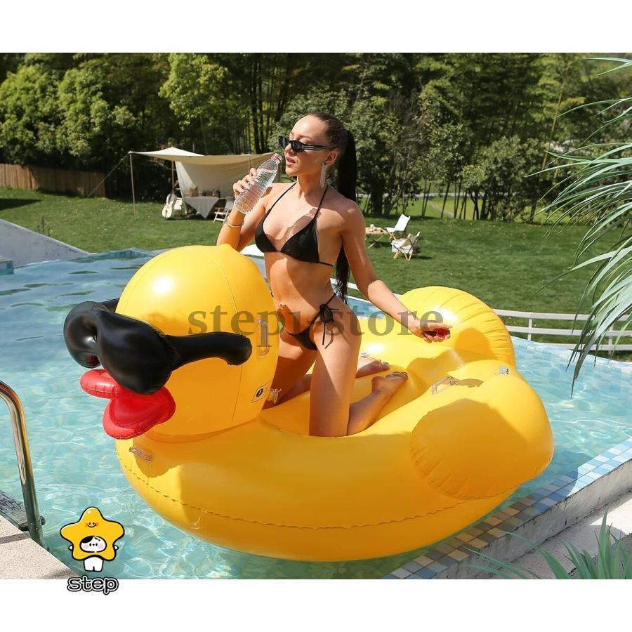 【サマー特典】浮き輪 フロート アヒル 大きい うきわ かわいい浮き具 浮輪 海 プール 海水浴 ビーチ 夏 夏休み インスタ レジャー 5,575円