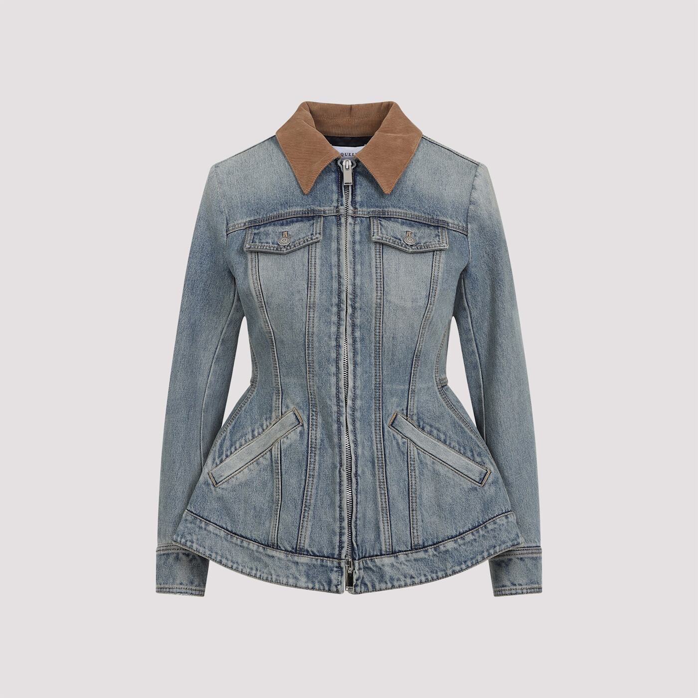 813538.QMACV 4315 INDIGO STONEWASHED 春夏2025 ジャケット レディース ia