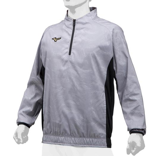 ミズノプロ ハーフZIPトレーニングジャケット 12JE9J71-05