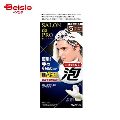 他サイト： ダリヤ サロンドプロ 泡のヘアカラーEX メンズ5 1個の商品画像