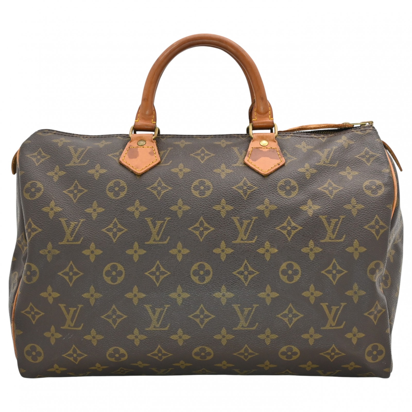 【中古】ルイヴィトン モノグラム スピーディ35 ボストンバッグ Bランク lv5639cb