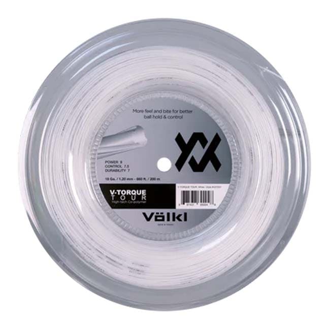 フォルクル(Volkl) V-TORQUE TOUR Vトルク ツアー (1.10mm／1.20mm／1.25mm／1.30mm) 200Mロール 硬式テニス ポリエステルガット(25y3m)