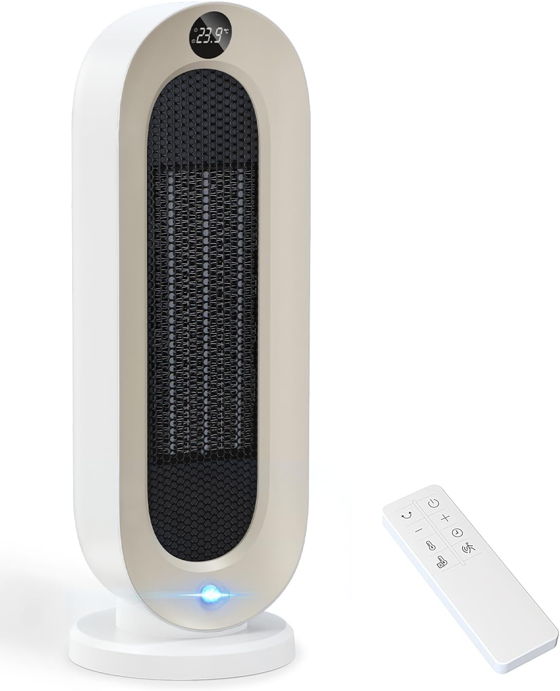 ECO知能恒温 節電対策】 セラミックファンヒーター 暖房器具 省エネ 電気 首振り 3段階温度調整 800W/1200W 切り忘れ防止 二重過熱保護 転倒OFF タイマー機能 リモコン付き 大風量