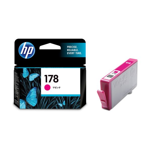 (まとめ) HP178 インクカートリッジ マゼンタ CB319HJ 1個 (×10セット)
