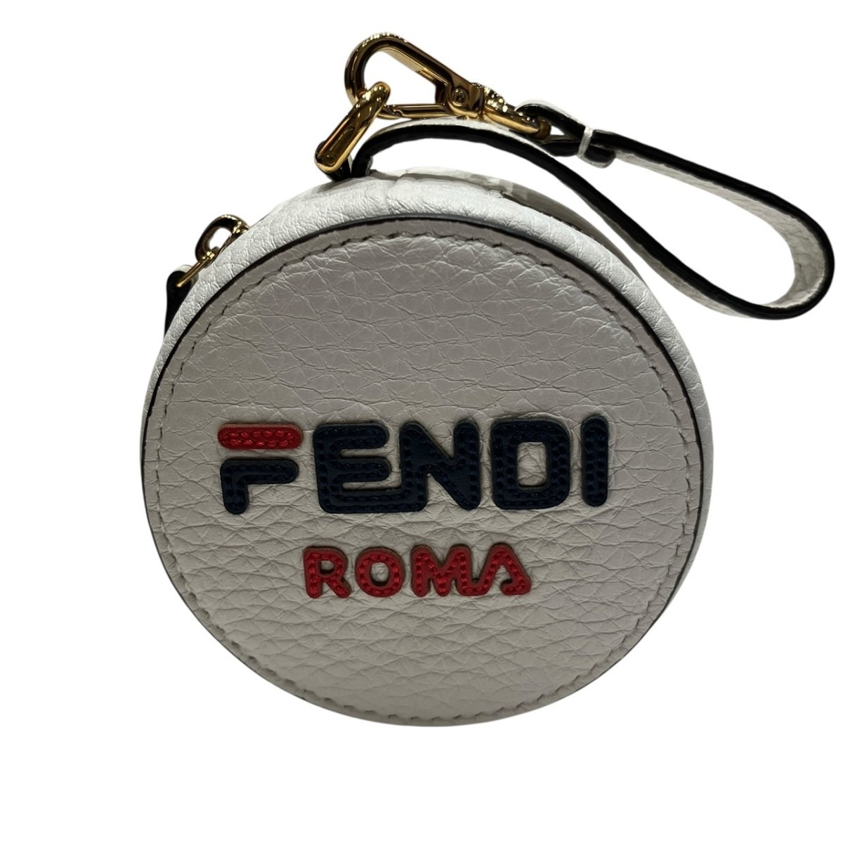 フェンディ FILAコラボ フェンディマニア ポシェット レザー レディース 中古