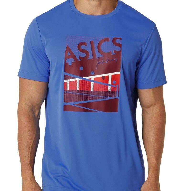 アシックス ASICS メンズ GS グラフィックTシャツ (2041A284403) 半袖Tシャツ 2041A284403 401927