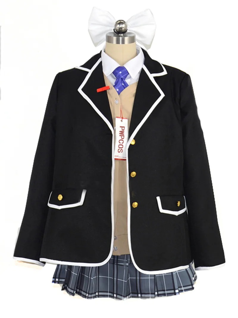バーチャルYouTuber 樋口楓 髪飾り付き コスプレ衣装
