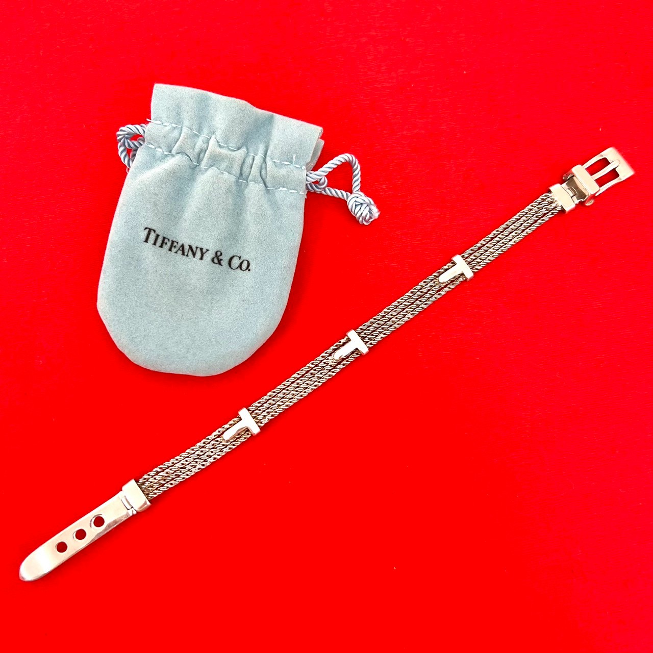 ヴィンテージ Tロープ ベルト ブレスレットブレスレット シルバー925 シルバー 24771