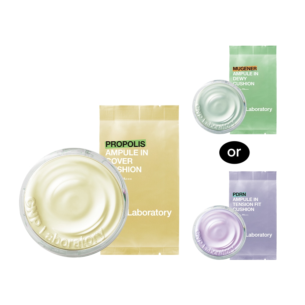 チャアンドパク NEW プロポリス アンプルイン カバークッション 15g (本品+おかわり) (1 + 1)