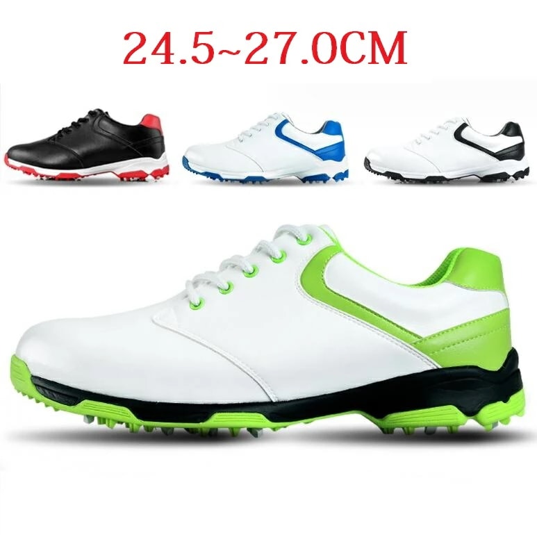 全4色 ゴルフシューズ スパイクレス 軽量 防水 メンズ ゴルフ靴 スパイク スニーカー おしゃれ ゴルフスニーカー ランニングシューズ ローカット 紐靴 スポーツシューズ 運動 アウトドア 防滑ソー