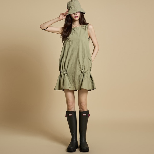 D5294 ストリング ミニ ワンピース