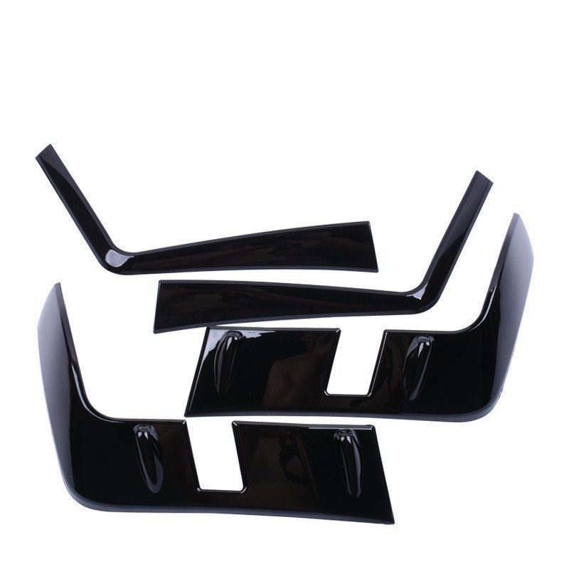 テールランプガーニッシュランドクルーザー200 後期専用　リア テールライトカバー カスタム　外装 パーツ ブラック 4P ドレスアップ