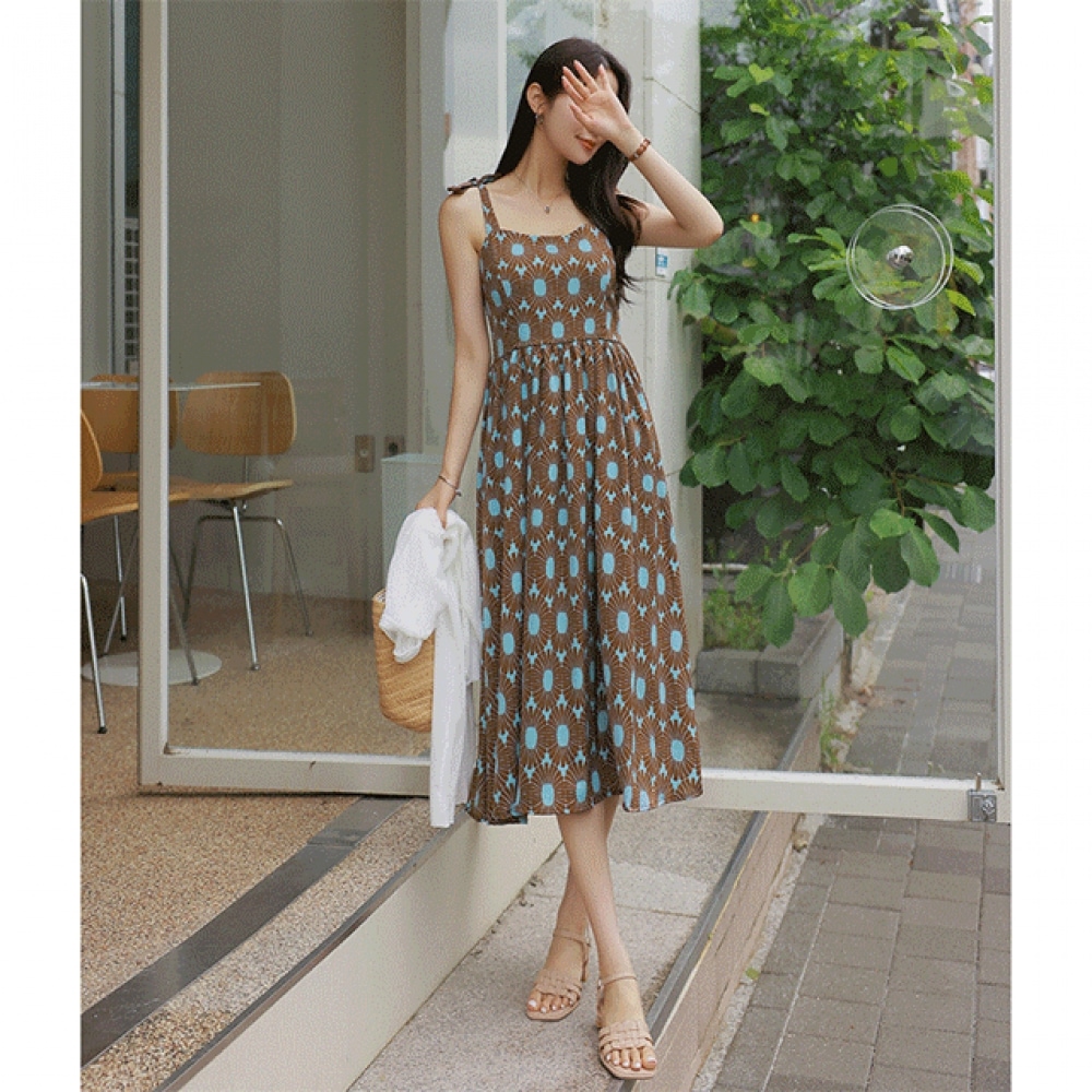 クリック＆ファニースファラン柄ワンピース