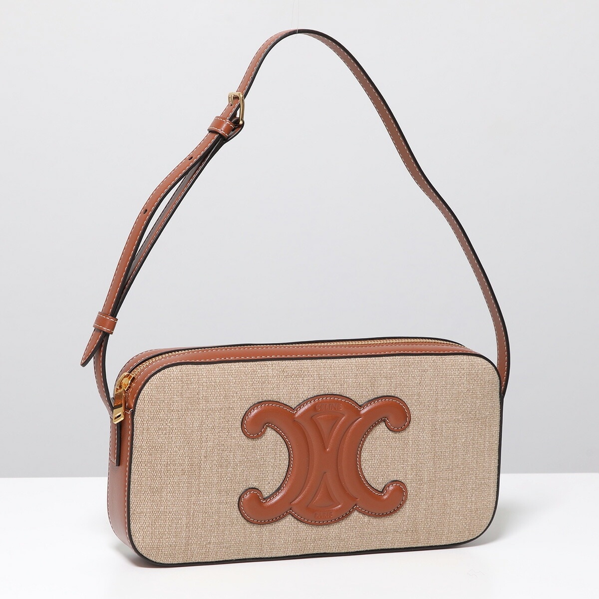 CELINE セリーヌ ハンドバッグ Camera Sholder Bag カメラ ショルダー 199182EG1.02ET レディース Triomphe トリオンフ レザー ミニバッグ 鞄 Beig 129,682円
