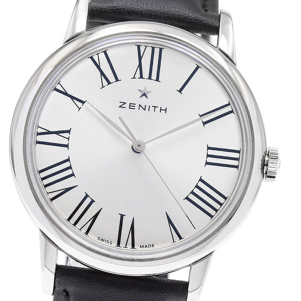 ゼニス ZENITH 03.2290.679 エリート シースルーバック 自動巻き メンズ 美品 _899316【中古】