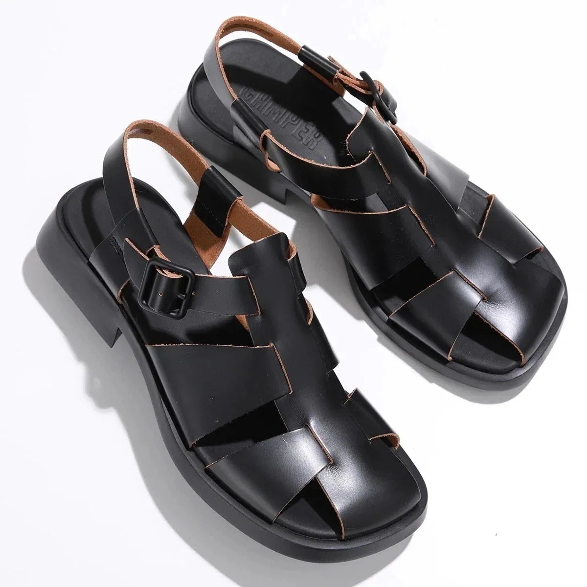 CAMPER カンペール グルカサンダル Dana ダナ K201489-001 レディース レザー EVA ストラップサンダル 軽量 EXTRALIGHT シ 【mega】