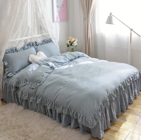 布団カバーセット 姫系 3点セット ベッド用品 可愛い 四季通用 新生活 寝具セット 布団セット 枕カバー 敷き布団カバー 掛け布団カバー ベッドスカート