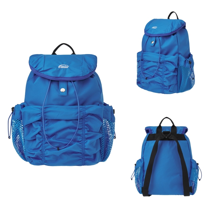 【EMIS】 SHIRRING BACKPACK : BLUE