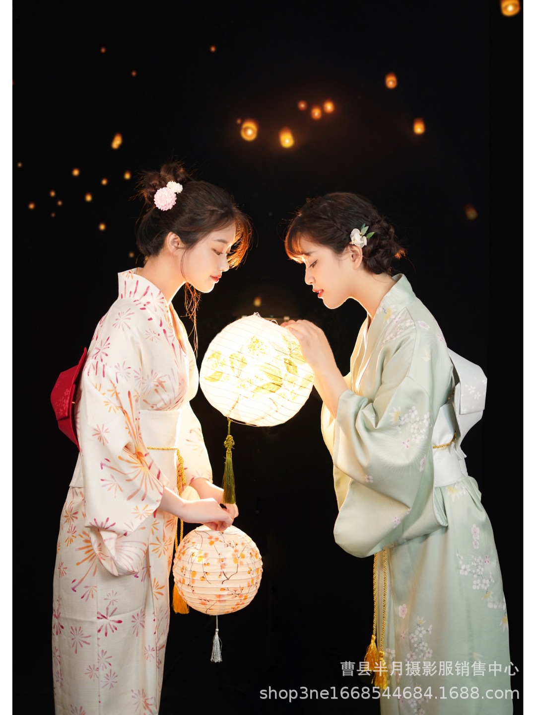 写真テーマ衣装撮影神明少女和服撮影旅写服