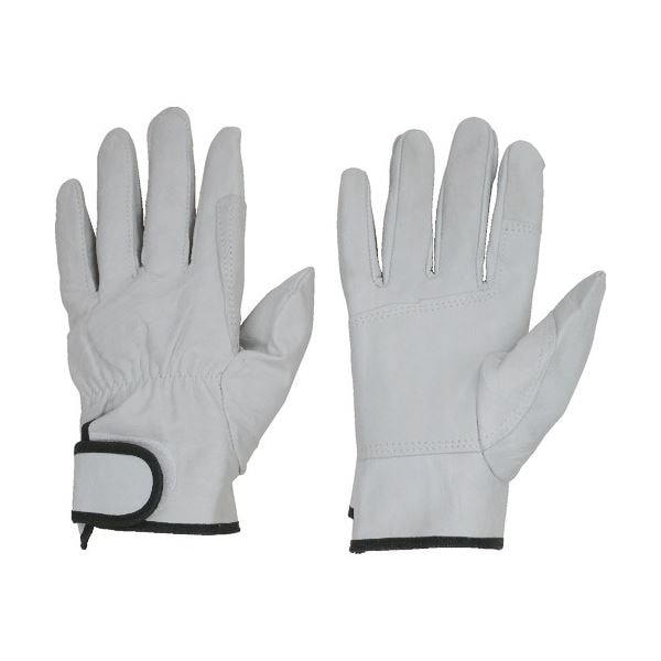 （まとめ）東和コーポレーション 牛表革 レンジャー型 M ホワイト 475-M 1双 [x3セット]