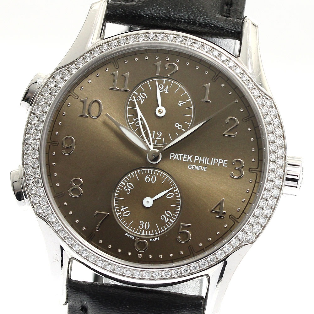 パテックフィリップ PATEK PHILIPPE 7134G トラベルタイム K18WG 手巻き メンズ _832250【中古】