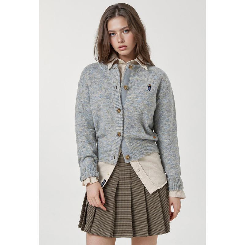 スティーブ・ボカシ プレーンカーディガン (WHCKF4T22F)