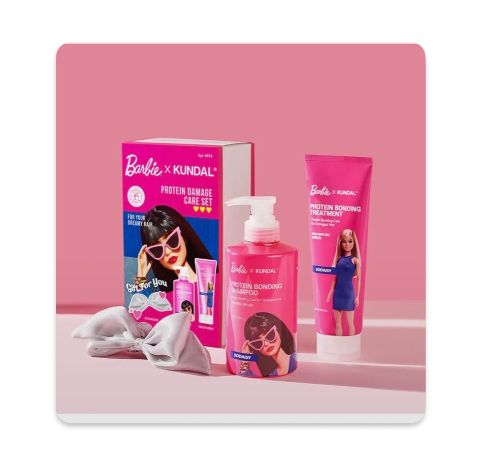 X Barbie プロテイン ダメージ ヘアケア セット バービー デニム エディション