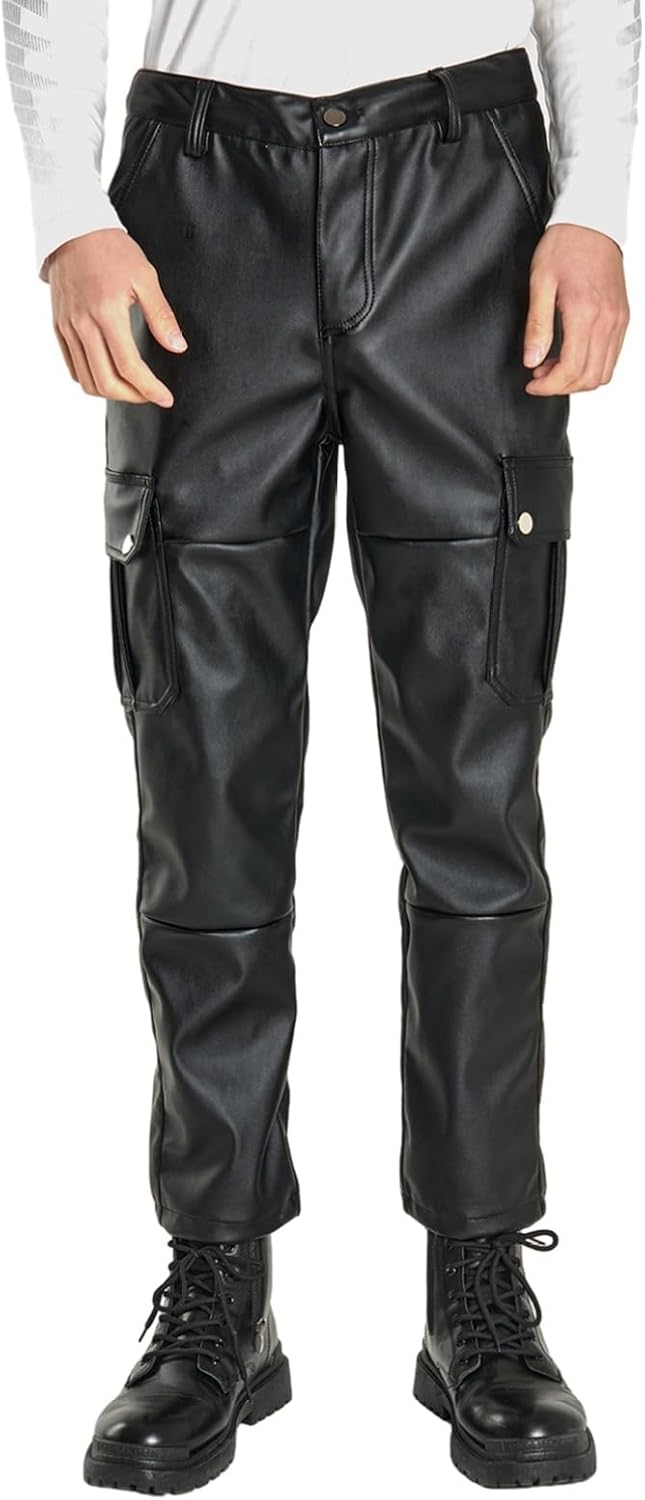 メンズ レザーパンツ ロングパンツ 美脚 ストレッチ pu バイクパンツ 革パンツ ハイウェスト スキニー トレンド かっこいい 個性 hiphop 春秋 復刻 アメカジ 大人 長ズボン リ 7,763円