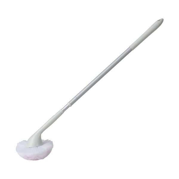 （まとめ）山崎産業 ユニットバスボンくん 抗菌ロング ピンク 1本 [x5セット]