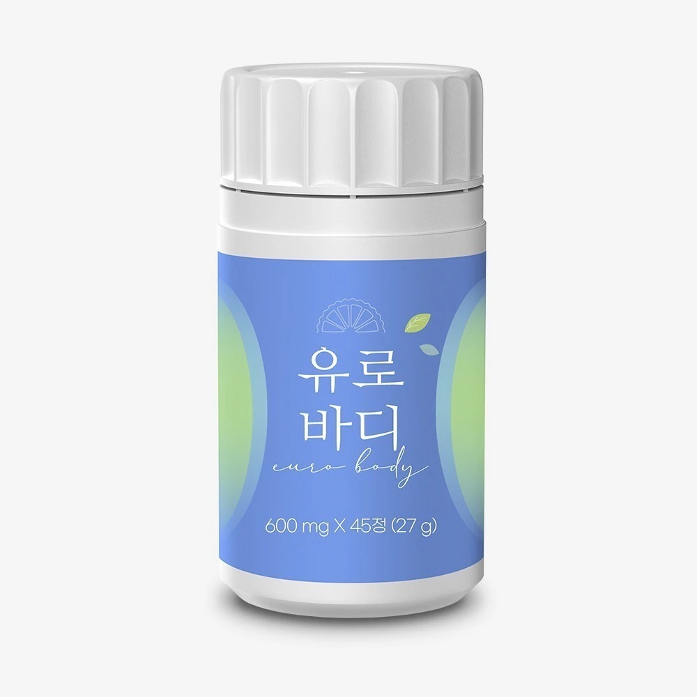 euro body ベルガモットアーティチョーク錠, 27g, 600mg x 45錠, 1箱