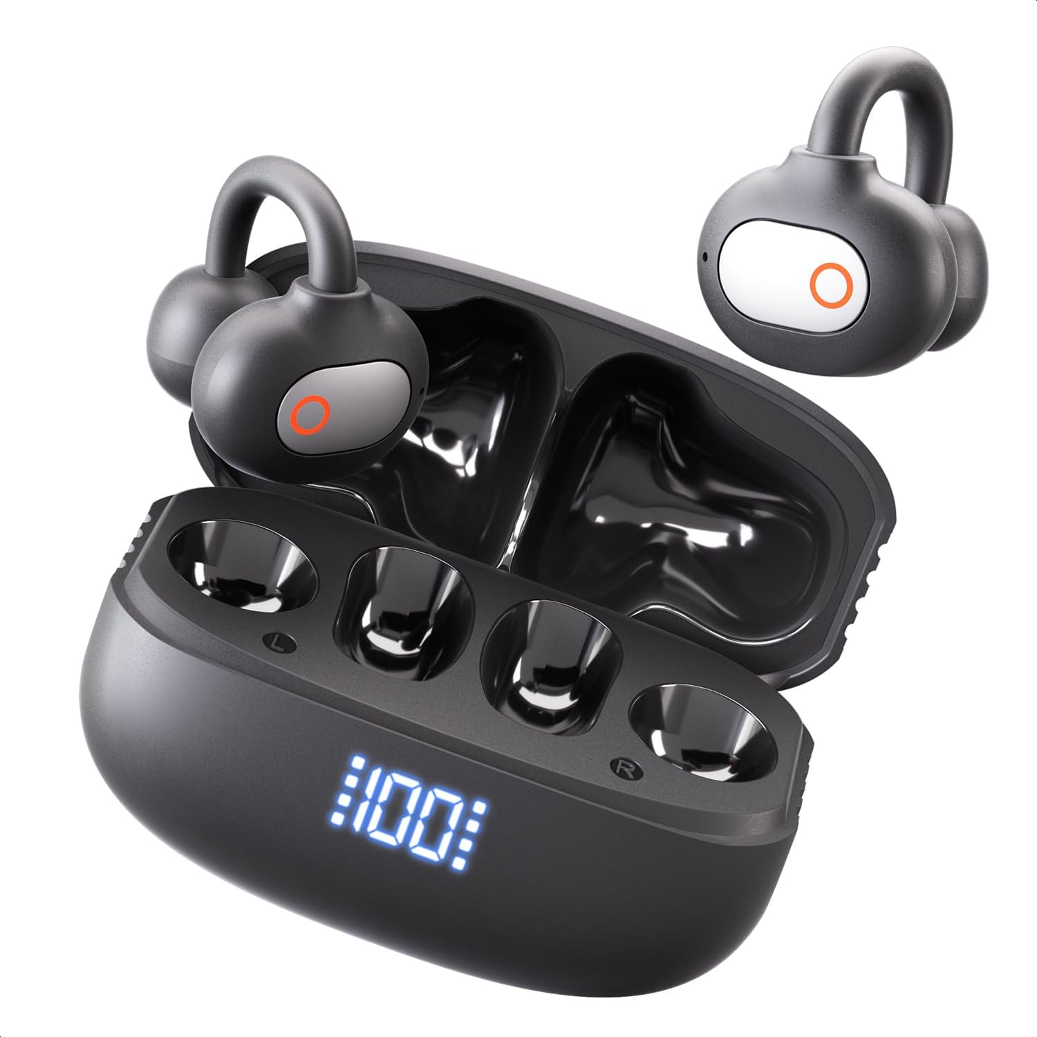 イヤホン Bluetooth ワイヤレスイヤホン2025音質特化モデル 究極フィット感Bluetooth5.4 耳挟み式 圧迫感ゼロ 業界トップ音質 残量表示 通話ノイズキャンセル 指向性音伝送技術