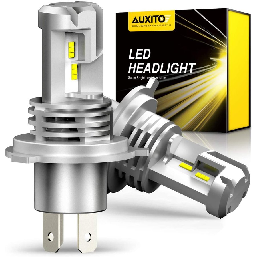 LEDヘッドライト 車用 LEDチップ搭載 99%車種対応 12V車対応(ハイブリッド車EV車対応) 長寿命 光軸調整フリー 2個入り ホワイト