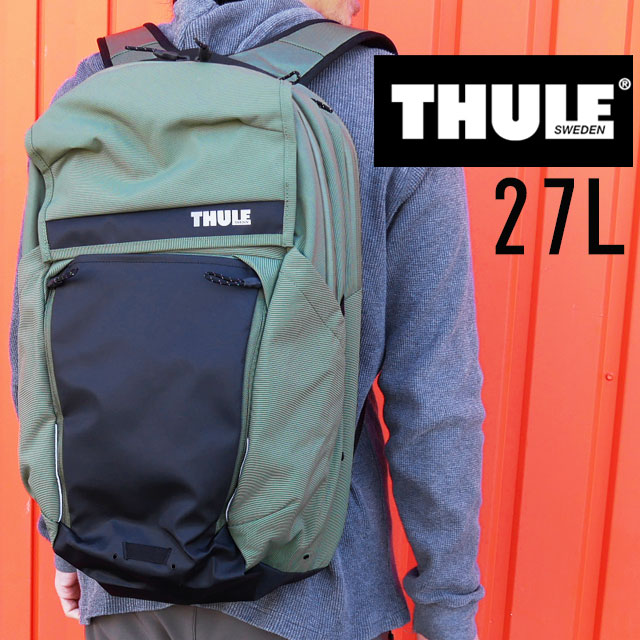 スーリー THULE バッグ メンズ レディース パラマウント コミューター バックパック 27L 3204732 デイパック リュックサック ロールトップ 自転車 サイクリング ヘルメット収納 レイ